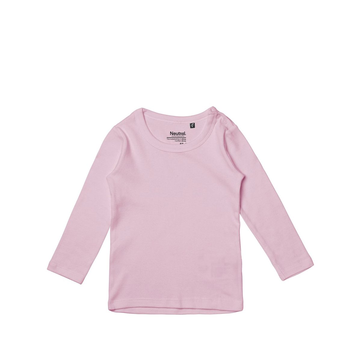 Neutral Baby Langærmet T-Shirt Lys Pink