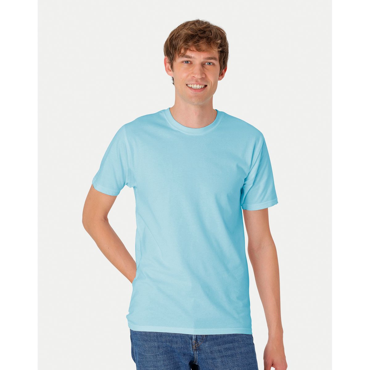 Neutral Classic T-Shirt Light Blå