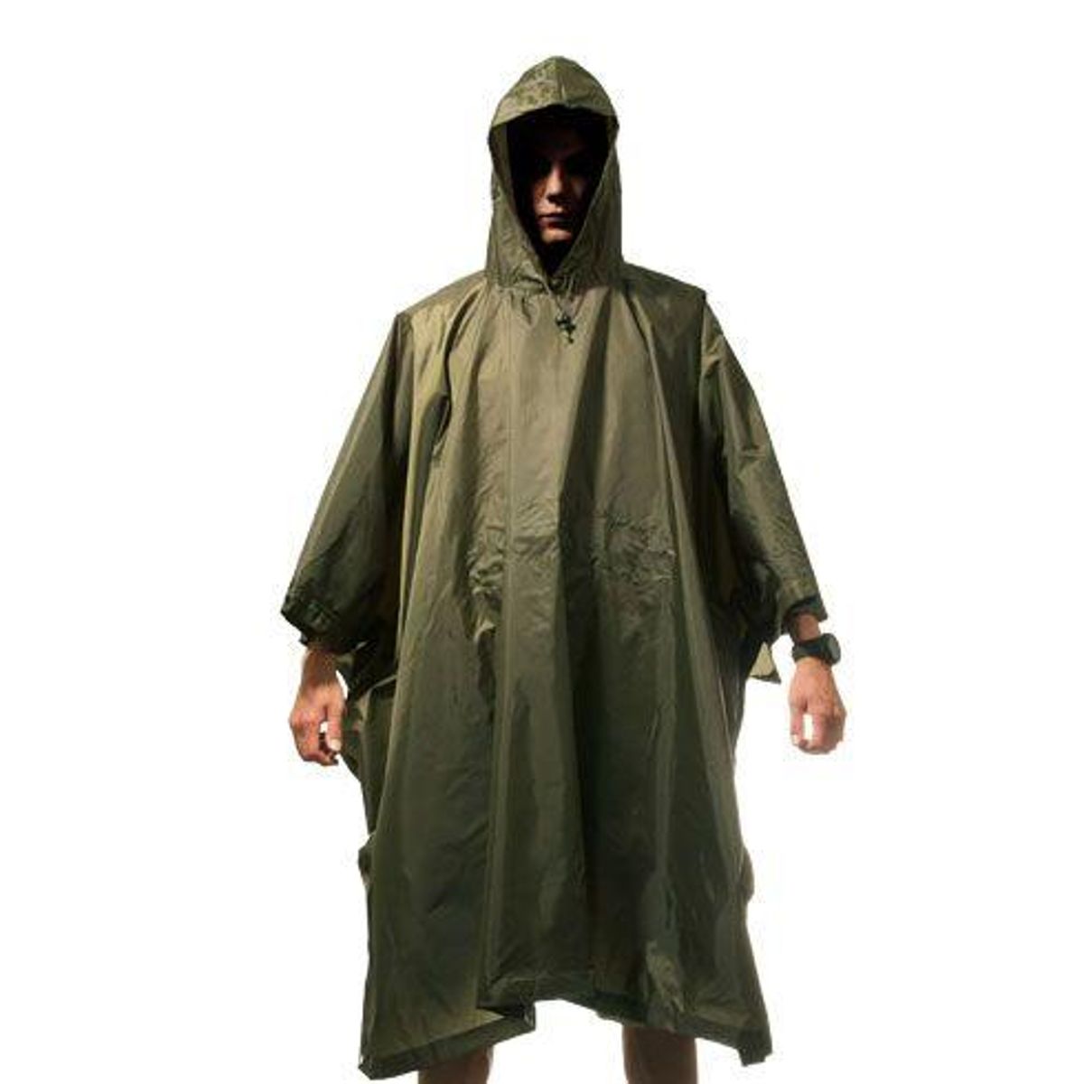 Fostex Regn-poncho Oliven