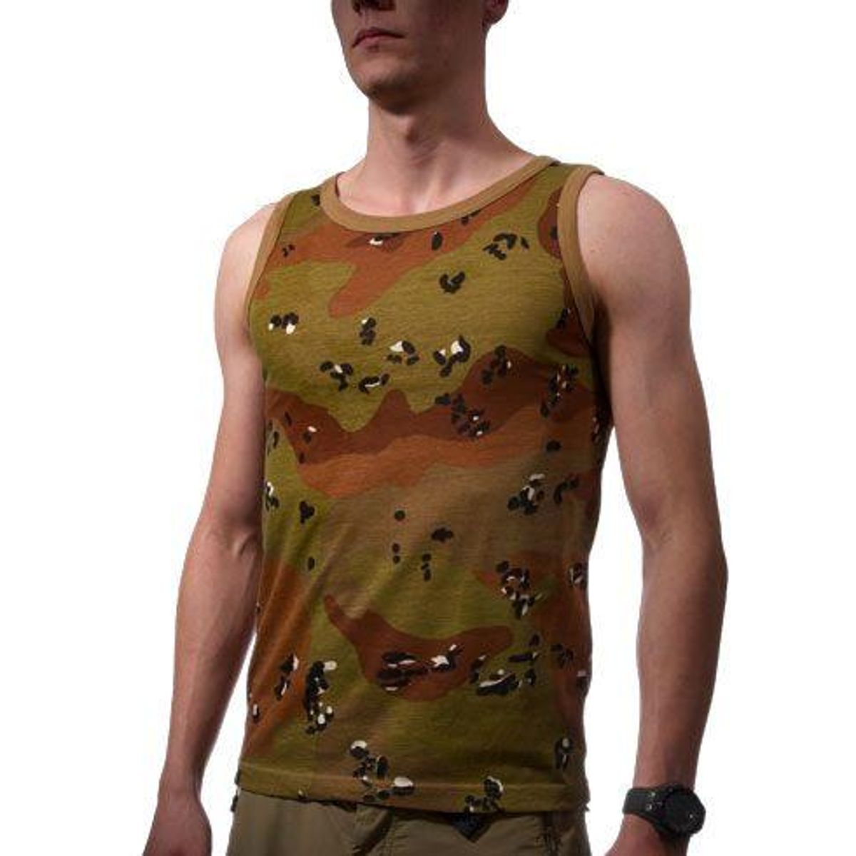 Fostex Tank Tops Mørk 6-color desert