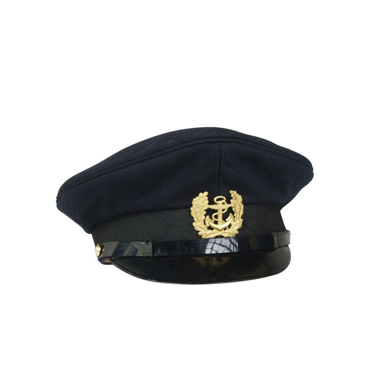 Mil-Tec Kaptajns Kasket M rk Navy Bl