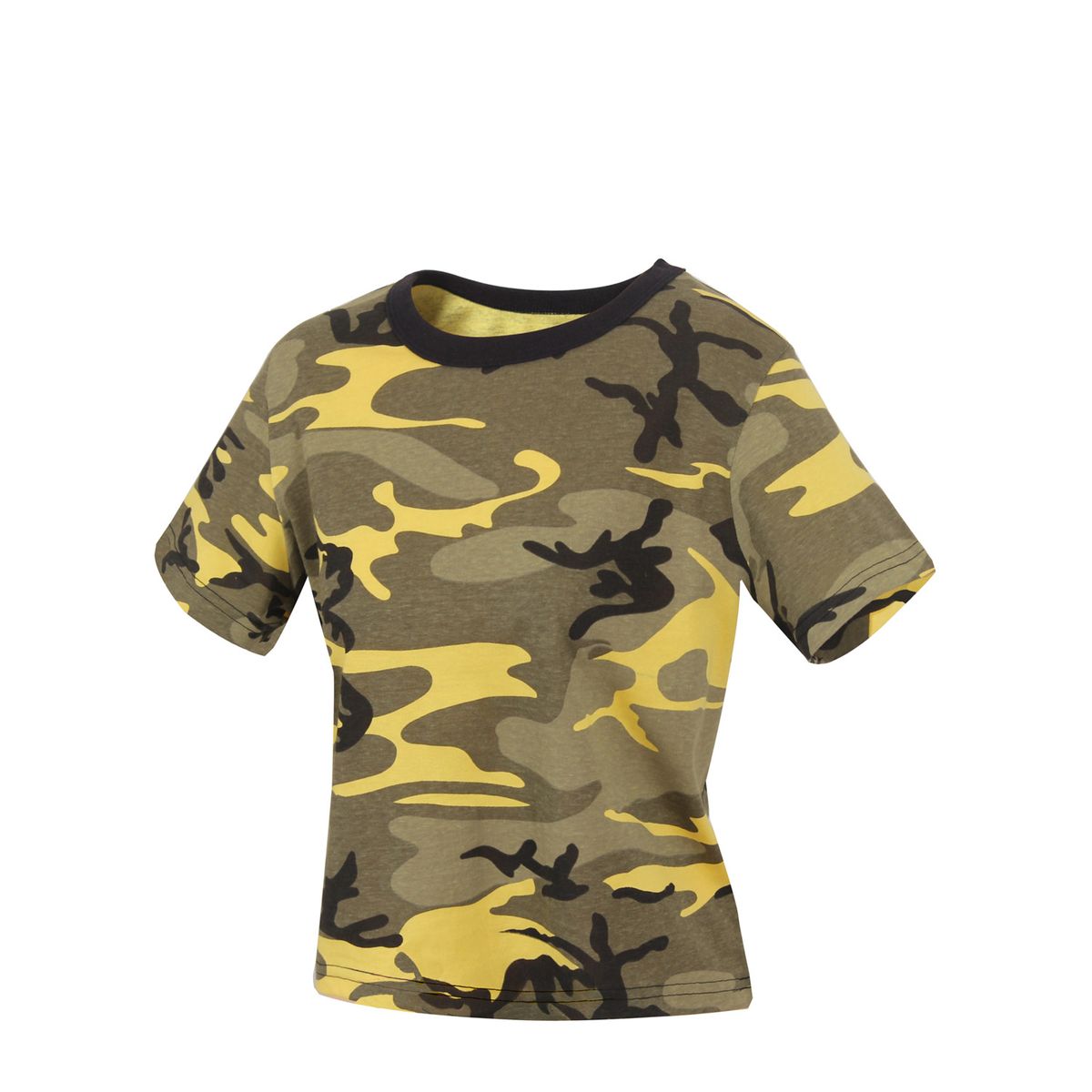 Rothco Dame Camo Crop Top Stinger Gul Camo