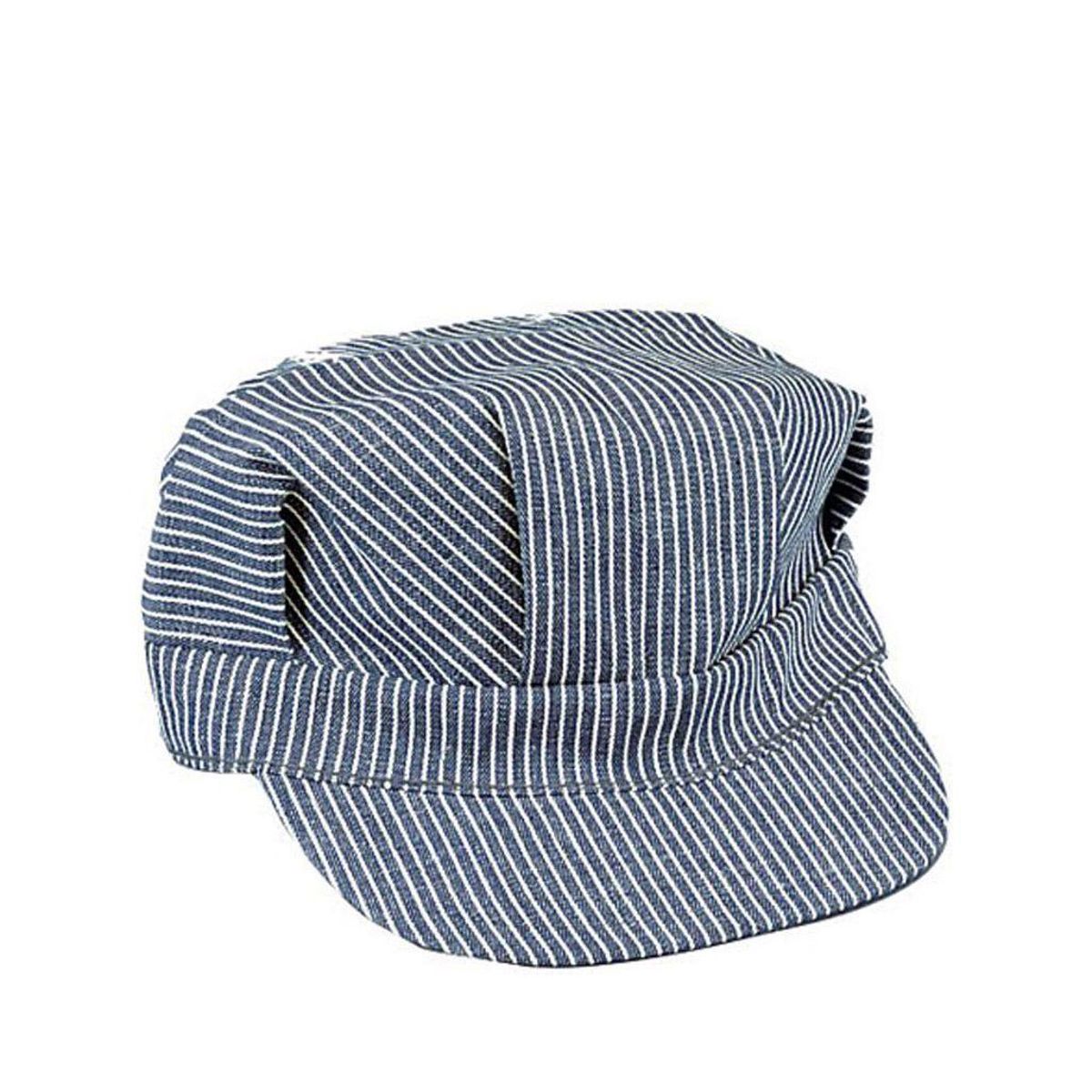 Rothco Hickory Engineer Cap Blå / Hvid stripes