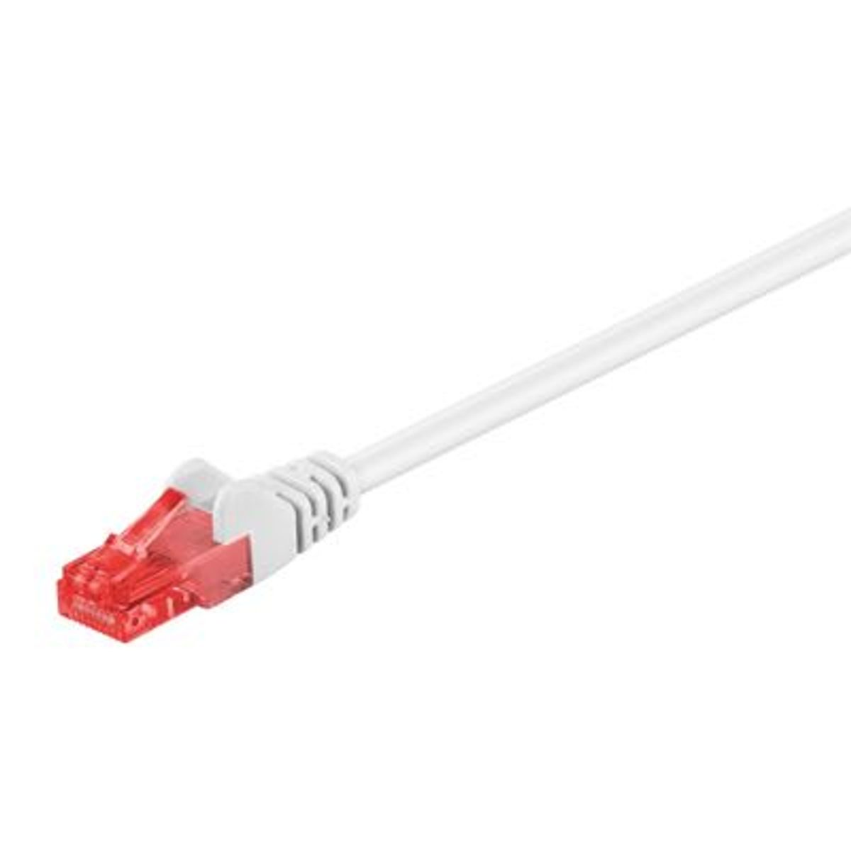 Goobay - Cat 6 U/UTP Netværkskabel (max. 10 GB/s) (Han-Han) (Hvid) - 1,5 m