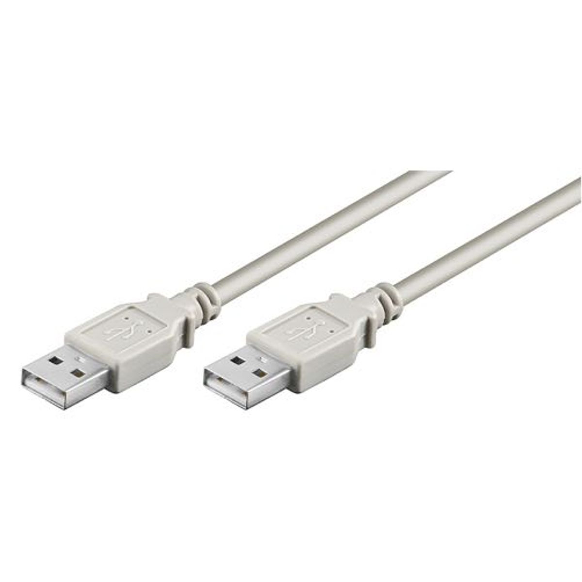 Goobay - USB 2.0 High Speed kabel (USB-A / USB-A) (Han-Han) (Grå) - 1,8 m