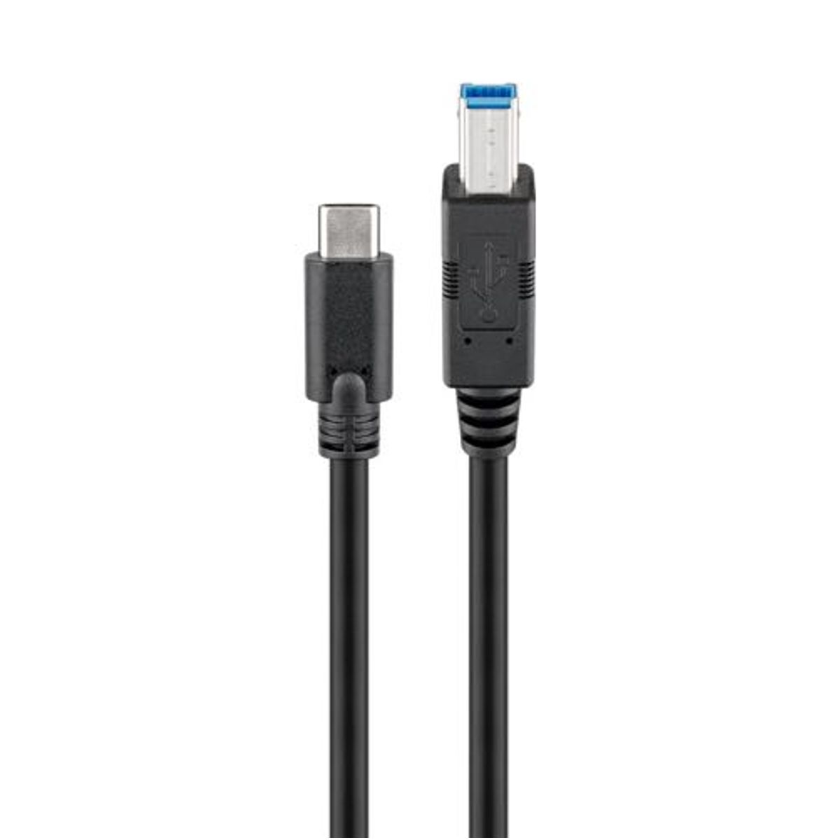 Goobay - High Speed kabel (3.1 USB-C / 3.0 USB-B) (Han-Han) (Sort) - 1,0 m