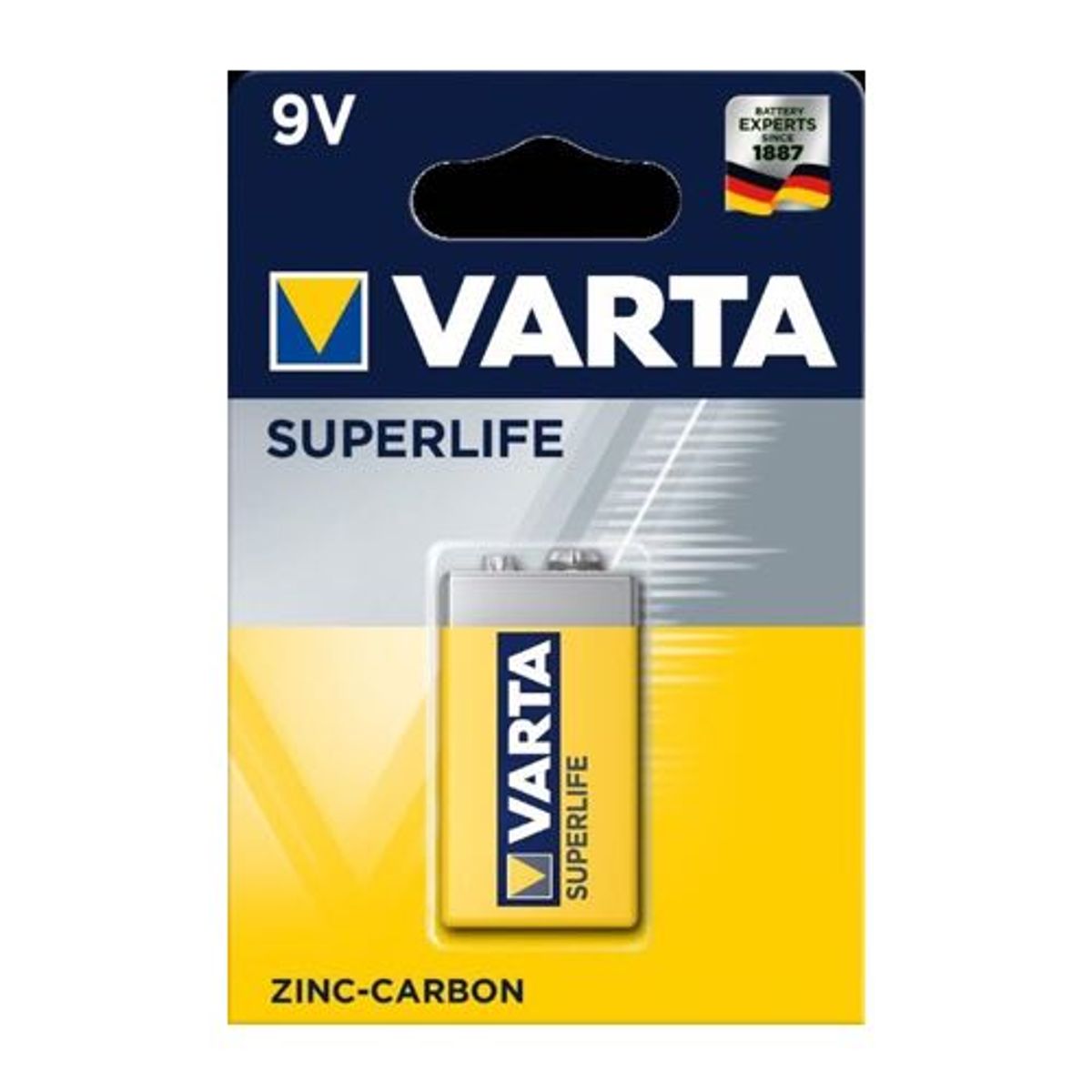 Varta - 9V - 1 stk - Alkaline Superlife (1.5V)