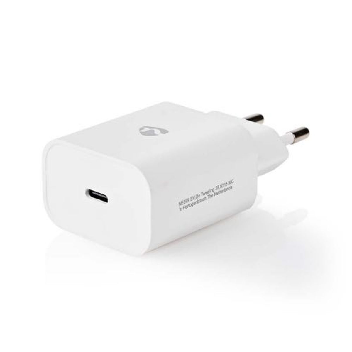 Nedis - USB-C lader 1.67A/2.22A/3.0A (15/20 W) (Han-Han) (Hvid) - 0,1 m