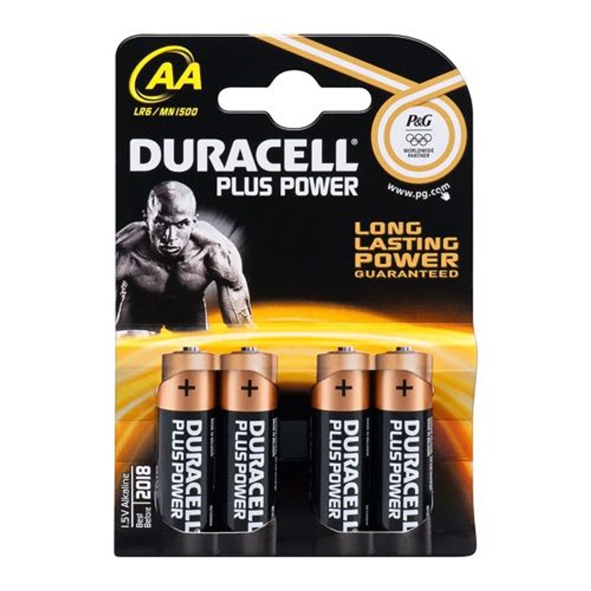 Duracell - AA - 4 stk - Alkaline Plus Power (1.5V)