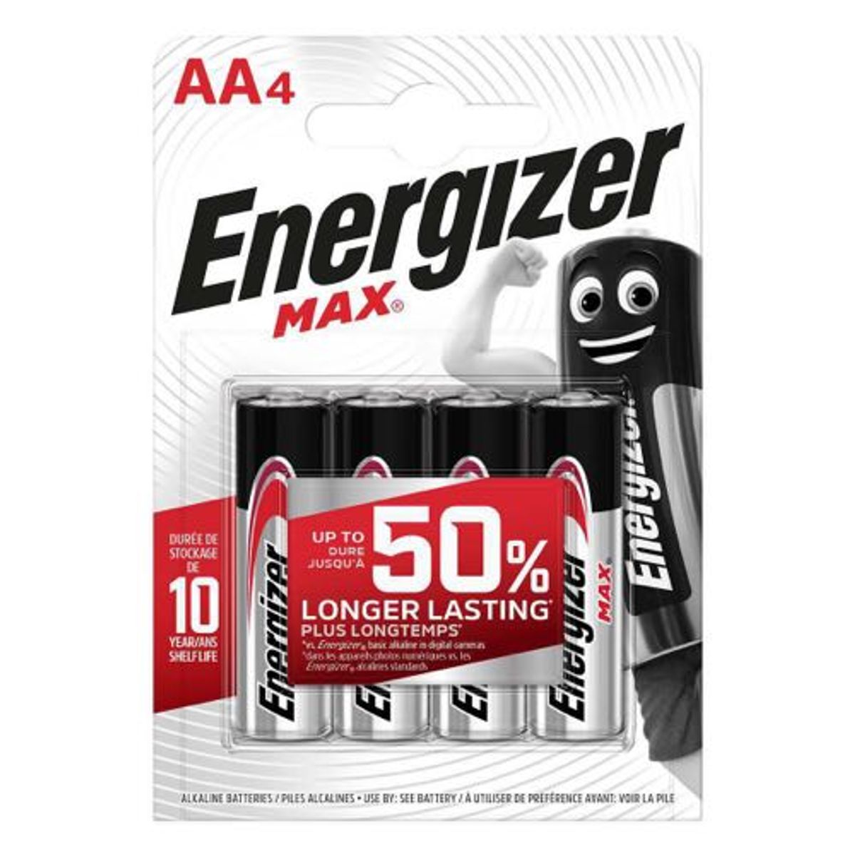 Energizer - AA - 4 stk - Alkaline Max (1.5V)