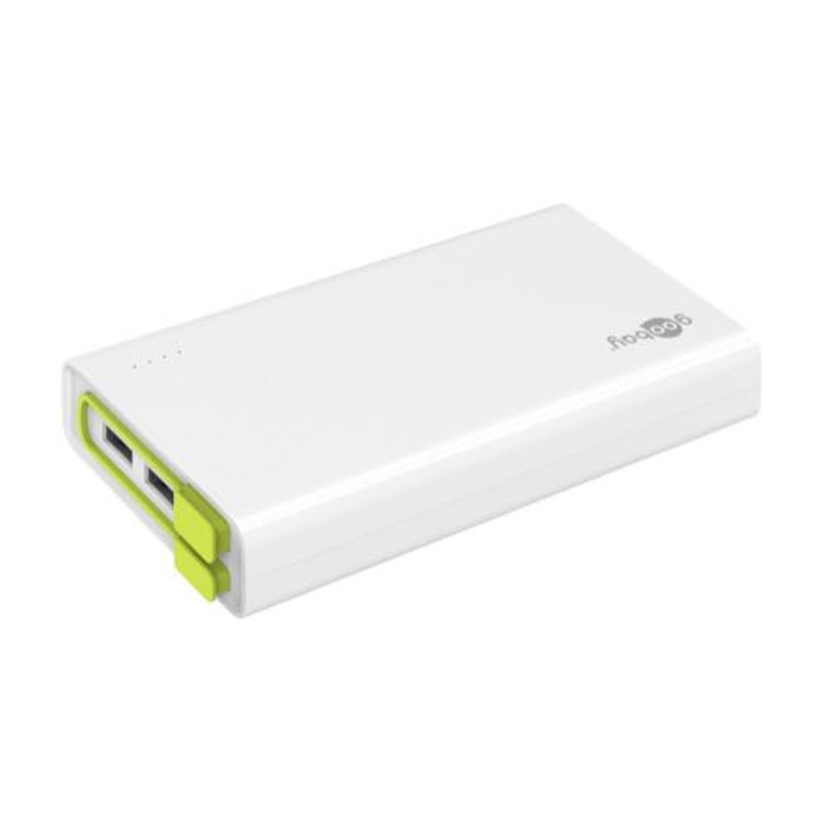 Goobay - Powerbank (3xUSB A) - 20000 mAh - 2A (Hvid)