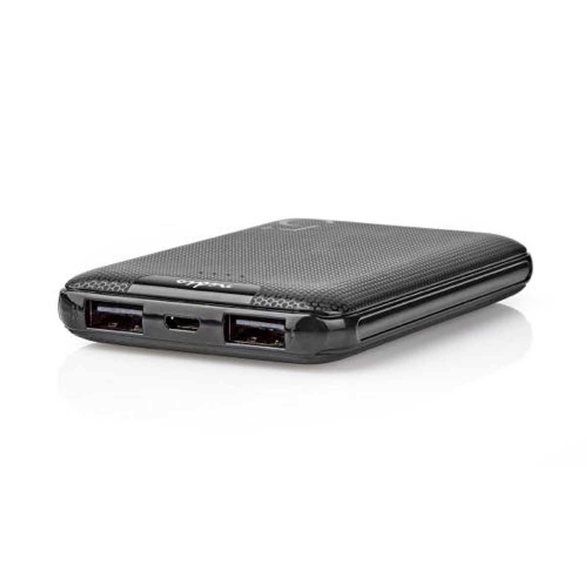 Nedis - Powerbank (2xUSB A) - 5000 mAh - 2.1A/10W (Sort)