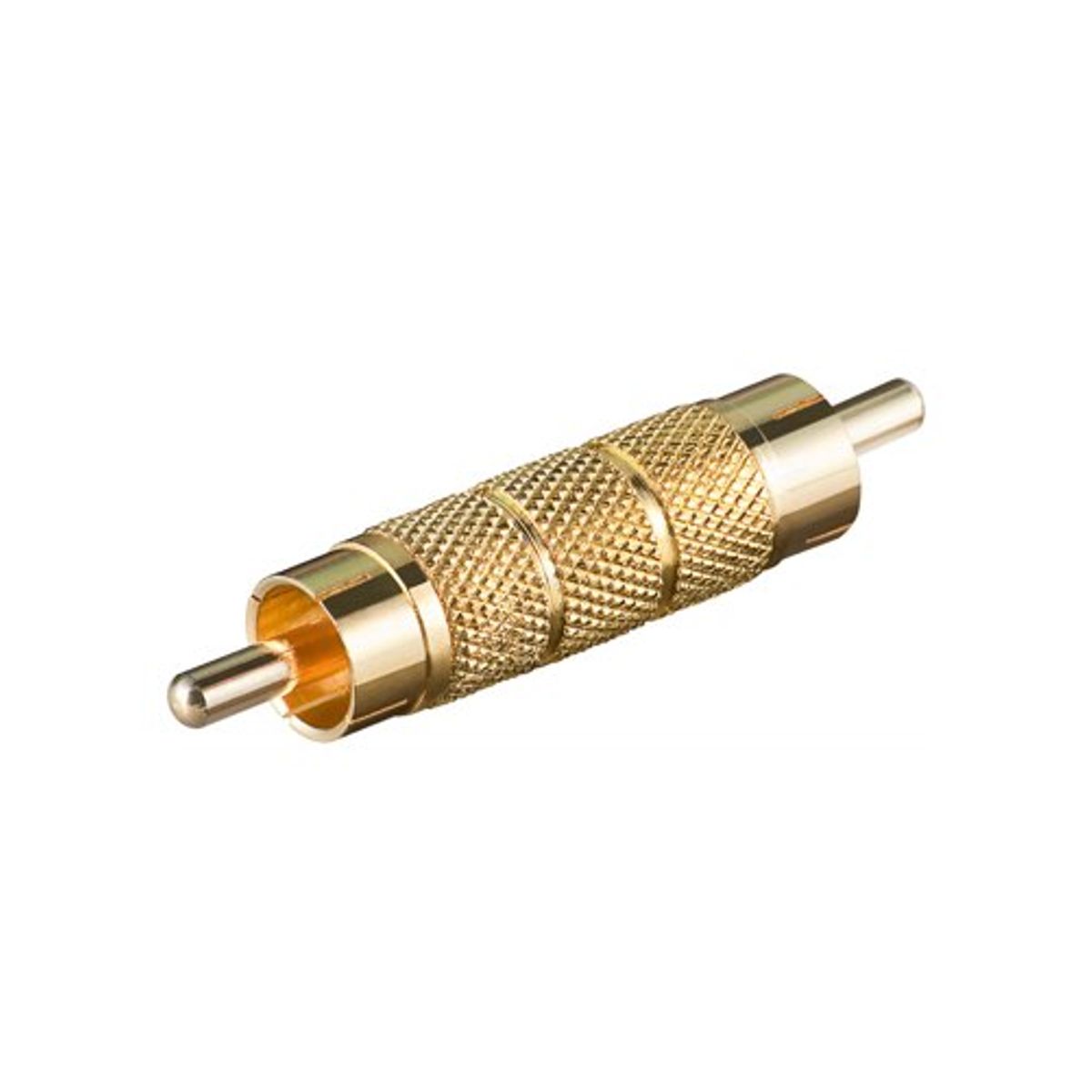 RCA adapter (han/han) (Gold) - 1 stk - Goobay