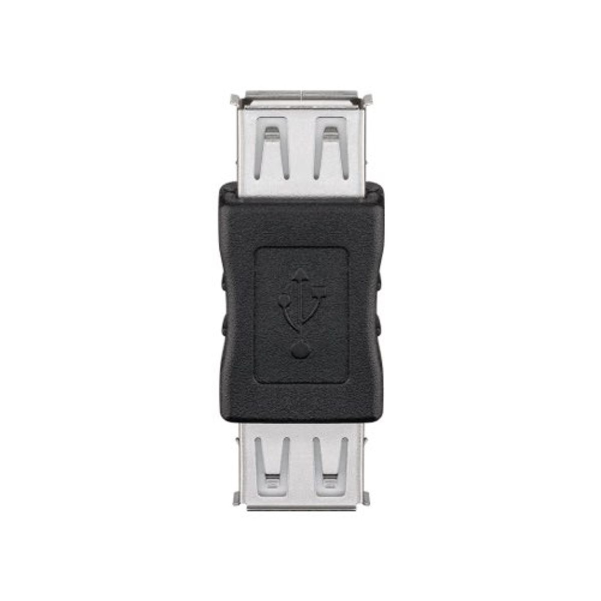 USB-A til USB-A adapter (hun/hun) (Sort) - 0,1 m - Goobay