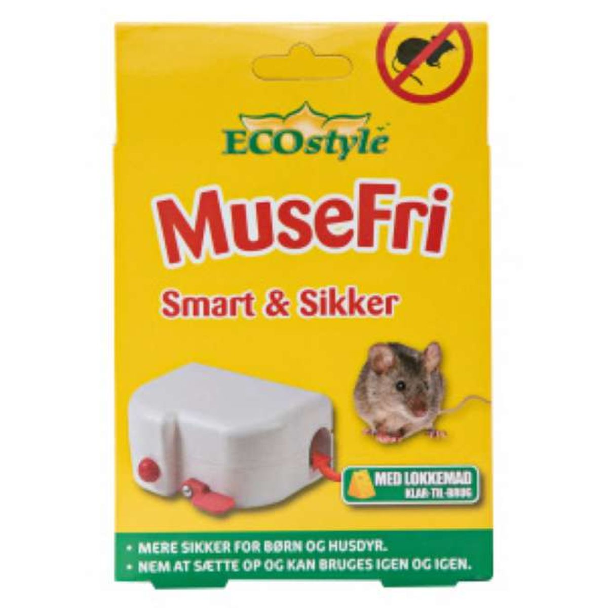 Ecostyle MuseFri Smart og Sikker Musefælde