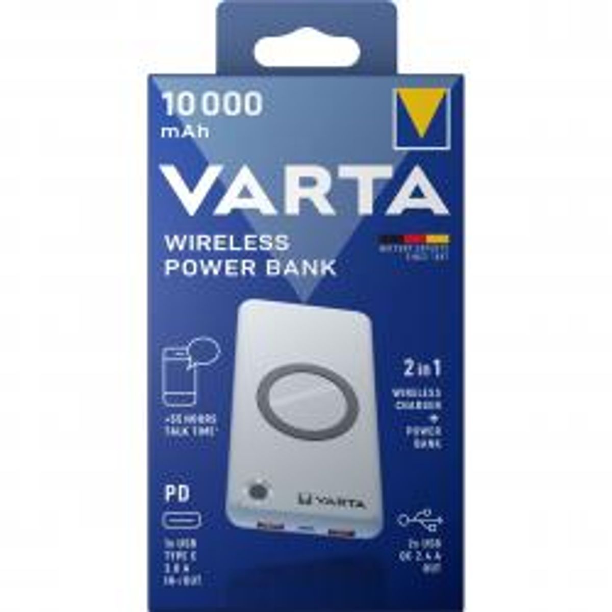 Varta Power Bank Wireless 10000mah