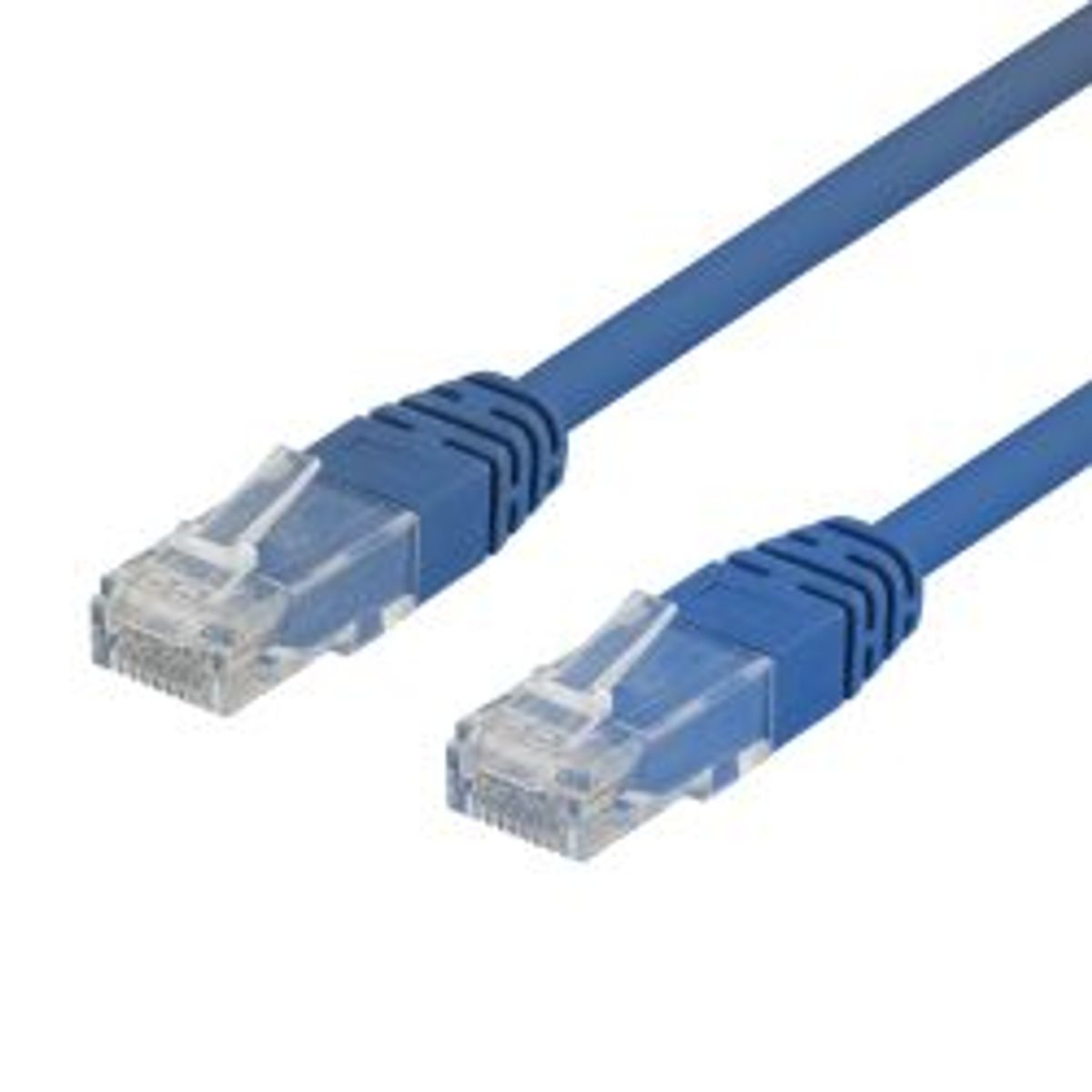 Deltaco U/utp Cat6 Patch Cable 0.3m, Blue - Ledning