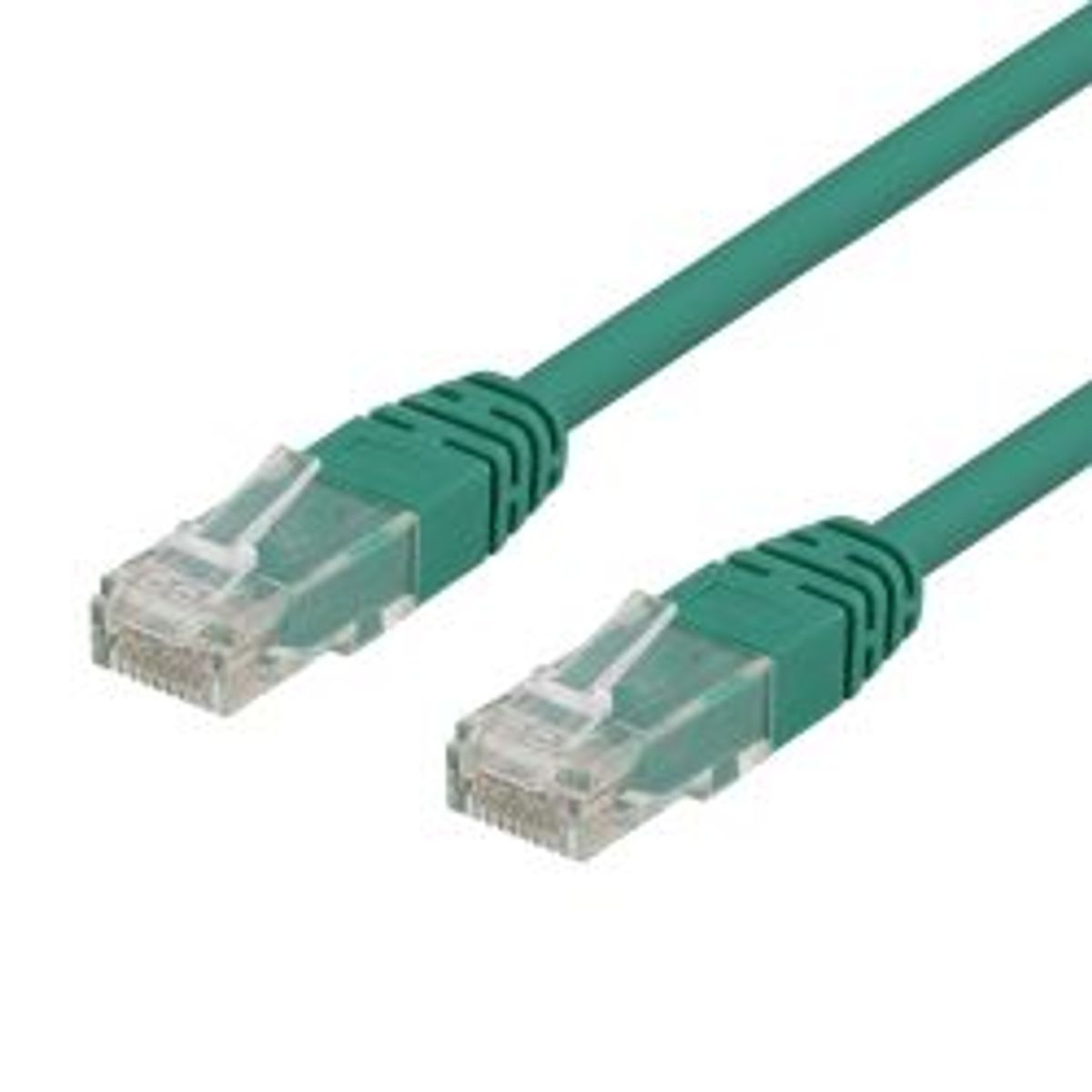 Deltaco U/utp Cat6 Patch Cable 0.3m, Green - Ledning