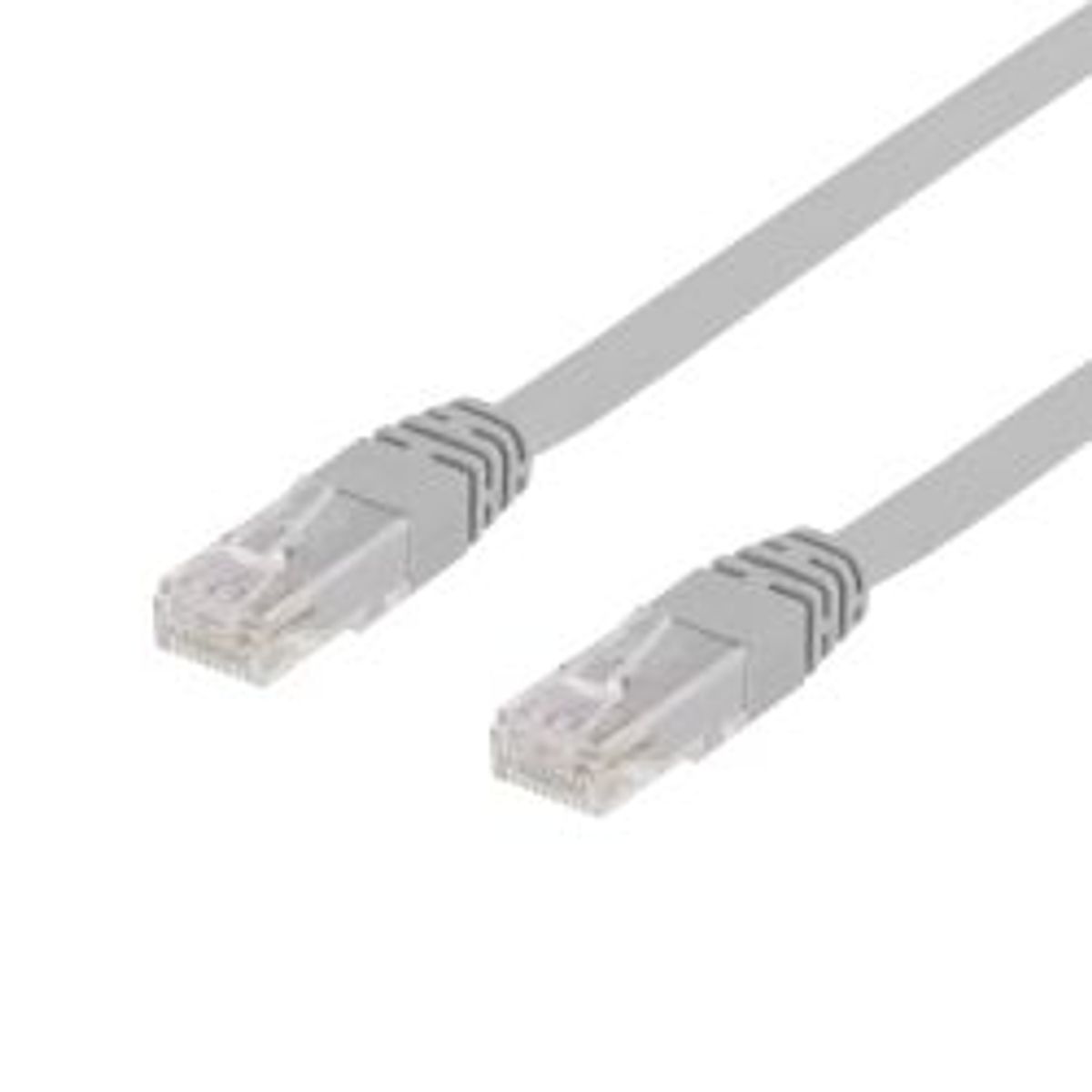 Deltaco U/utp Cat6 Patch Cable 15m, Grey - Ledning