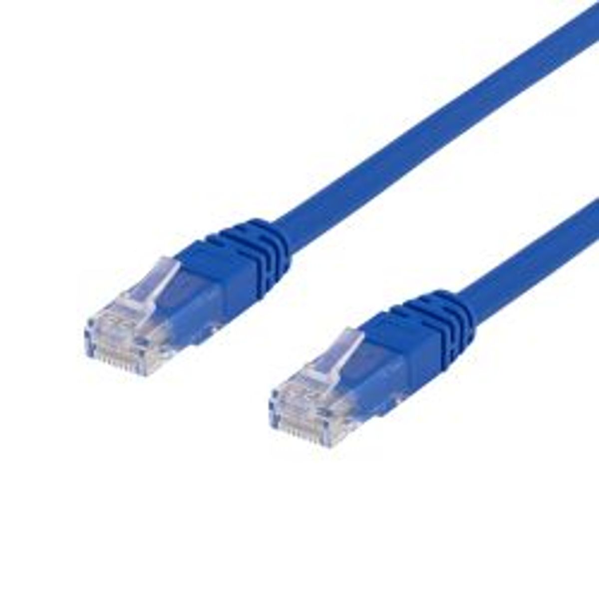 Deltaco U/utp Cat6 Patch Cable, Lszh, 0.5m, Blue - Ledning