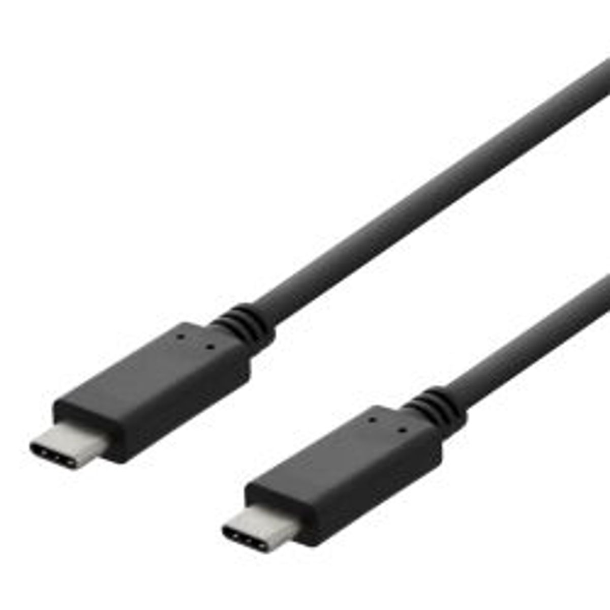 Deltaco Usb 2.0 Usb-c, Usb-c Charging Cable, 3a, 1m, Black - Ledning