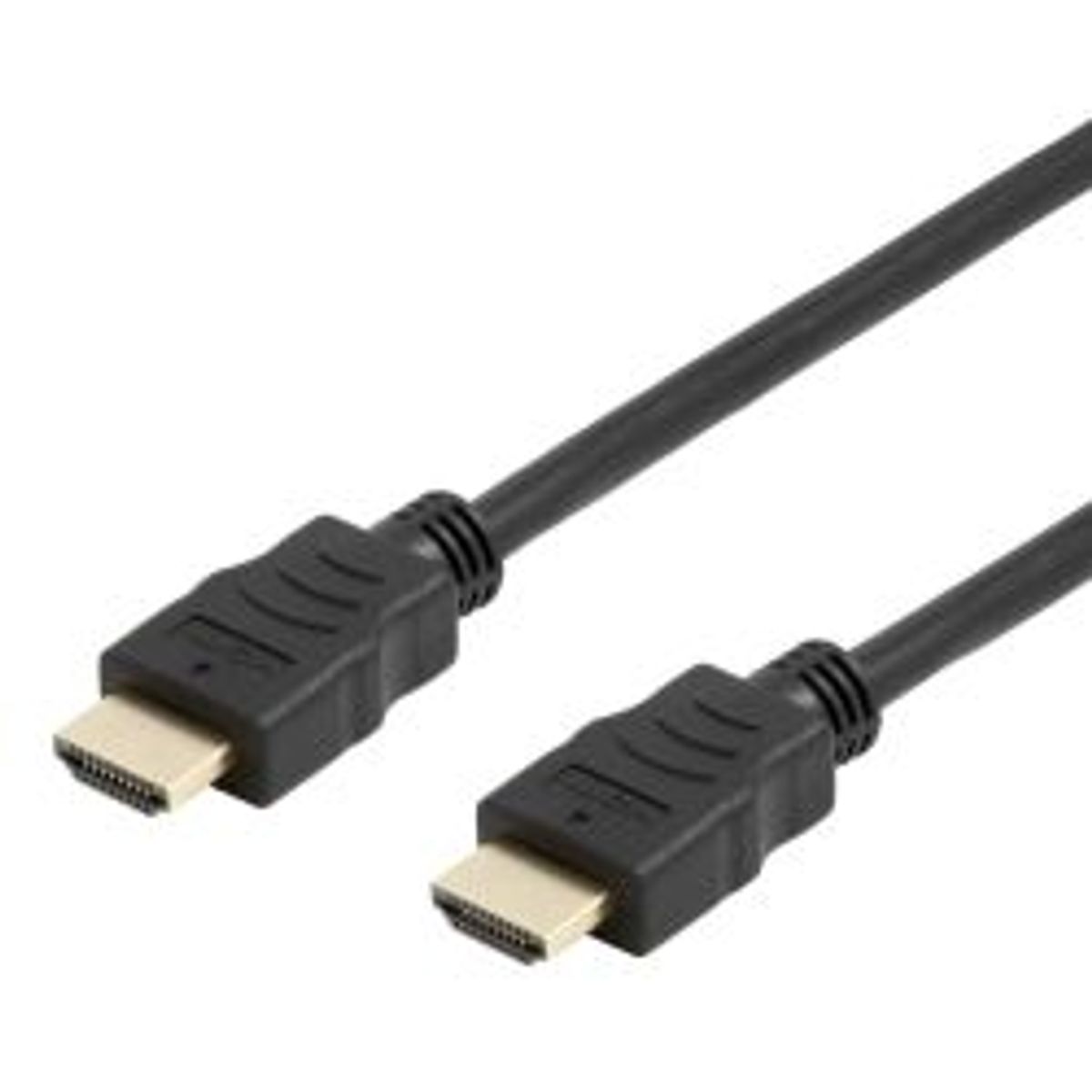 Deltaco Flexible Hdmi Cable, 4k Ultrahd At 60hz, 2m, Black - Ledning