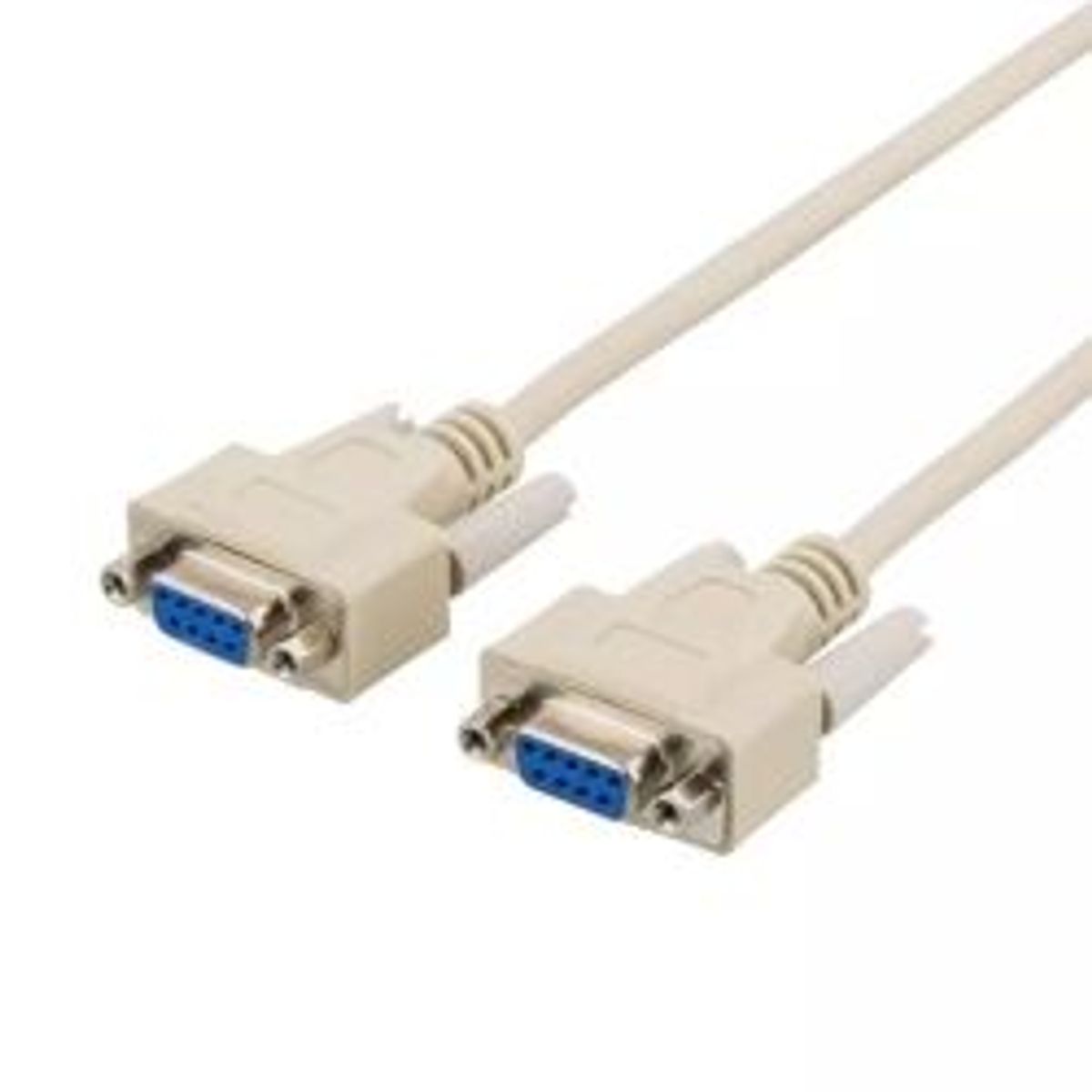 Deltaco Modem Cable Db9 Female-female 2m - Ledning