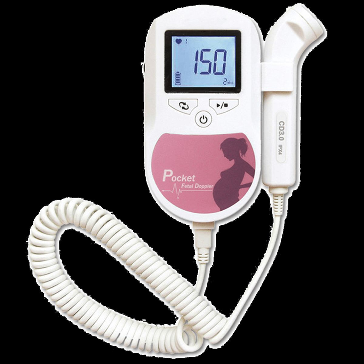 CONTEC Baby Sound C Fetal Doppler + gel