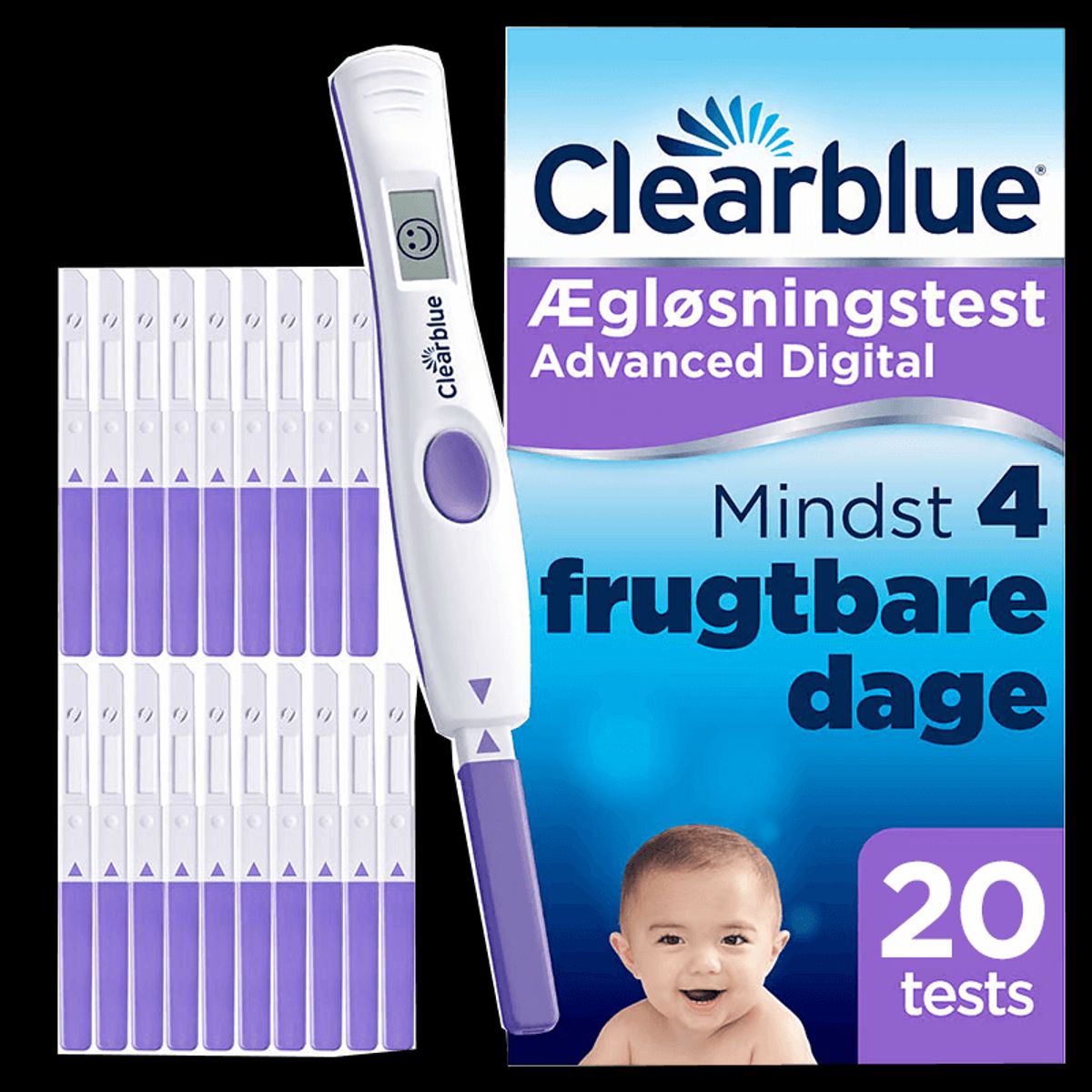 Clearblue Advanced Digital Ægløsningstest 20 stk