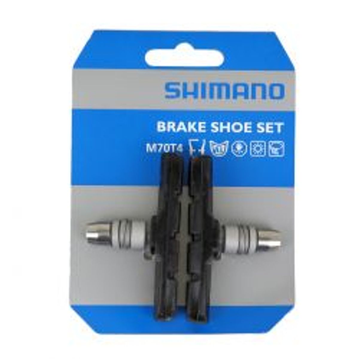 Shimano Bremseklods Lx/deore Par M70t4 Med Møtrik - Cykel bremseklods