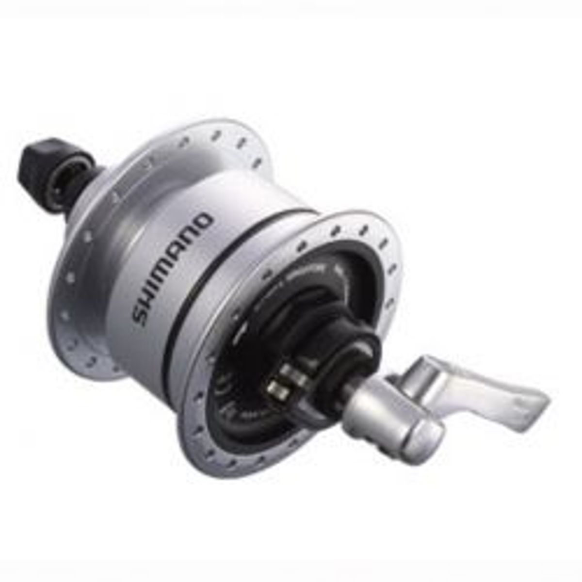 Shimano Dynamonav Dh-3d72 3w 36h Sølv, Centerlock - Cykelnav