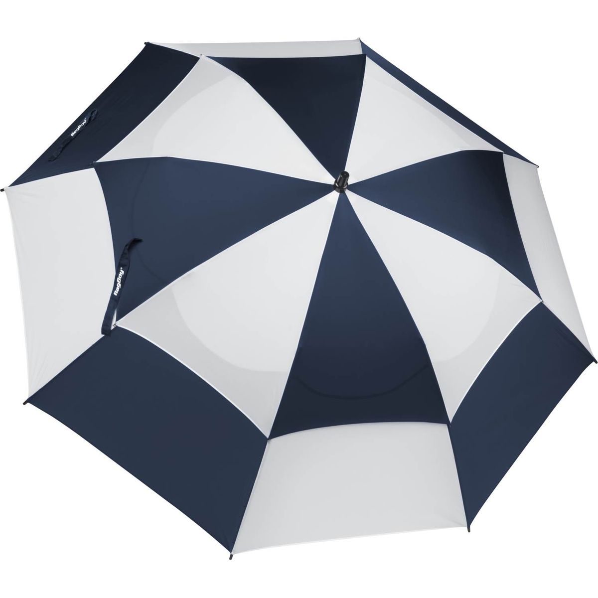 BagBoy Wind Vent Paraply - Navy/Hvid