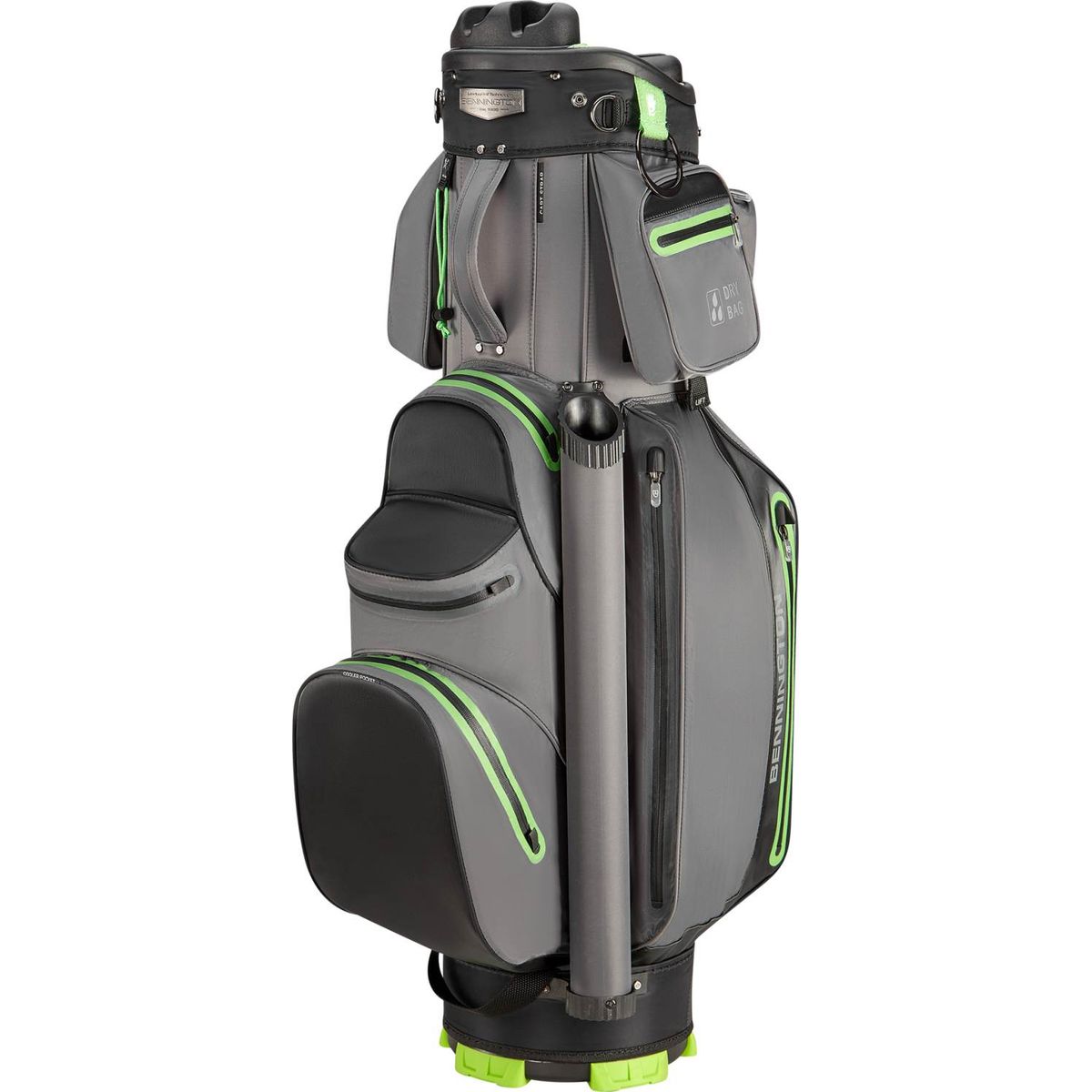 Bennington Select 360 Vandtæt Vognbag - Charcoal/Black/Lime