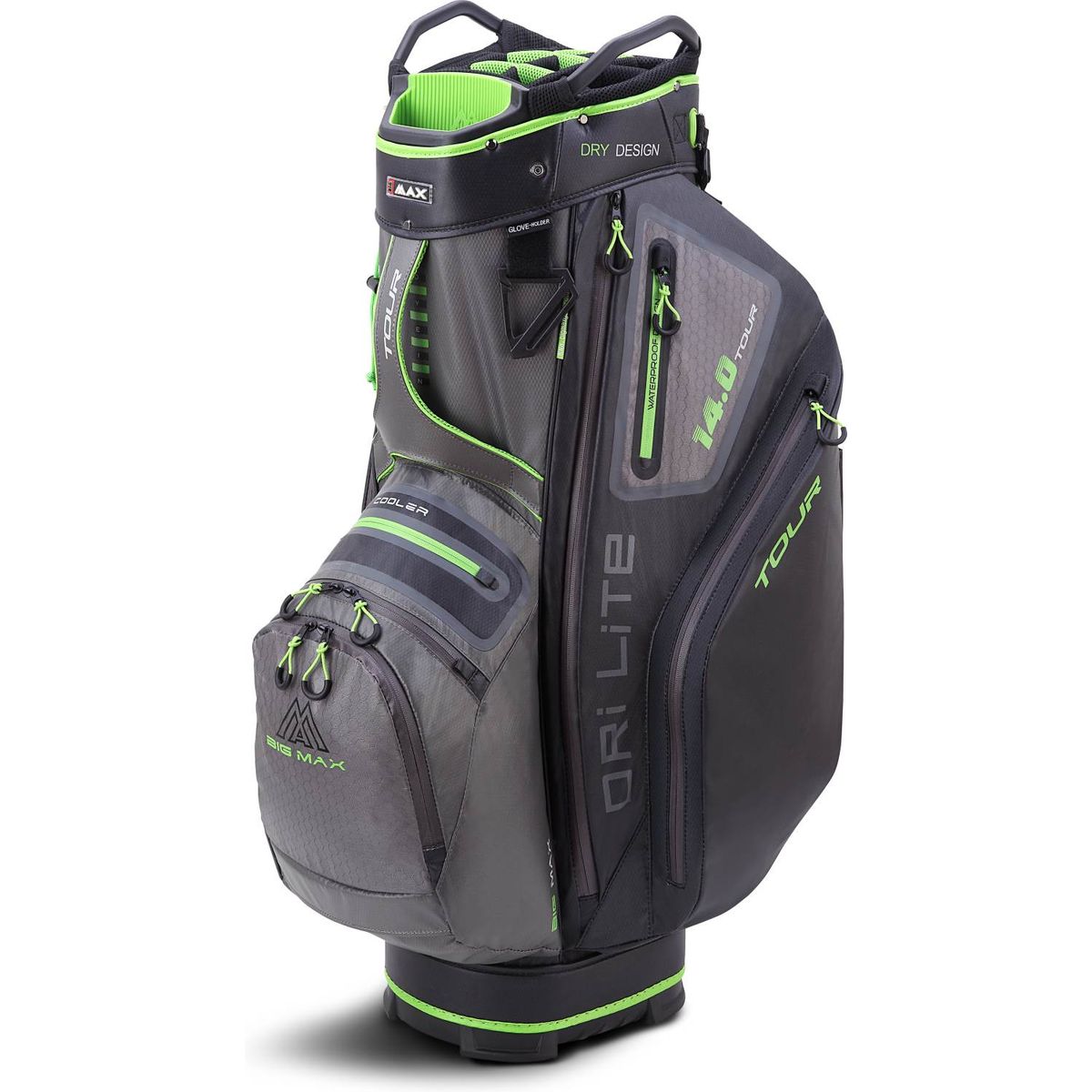 Big Max Dri Lite Tour Vandtæt Vognbag - Charcoal/Lime