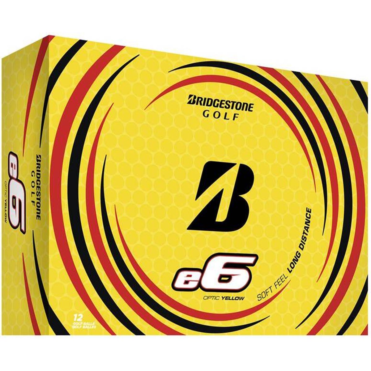 Bridgestone E6 Golfbolde - Gul