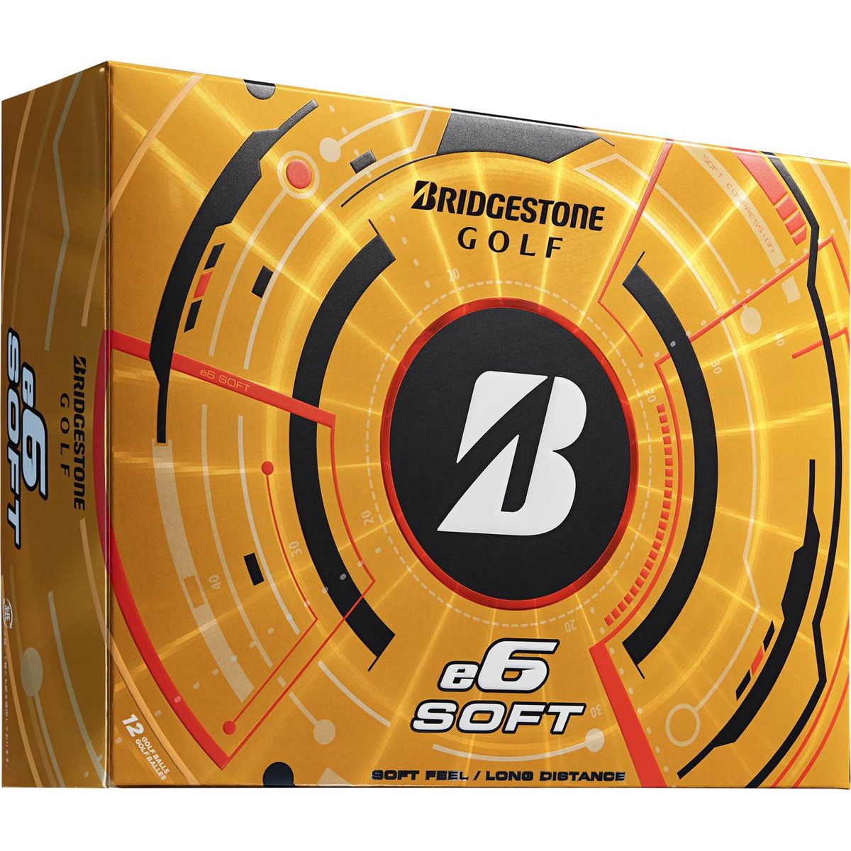 Bridgestone E6 Soft Golfbolde - Hvid