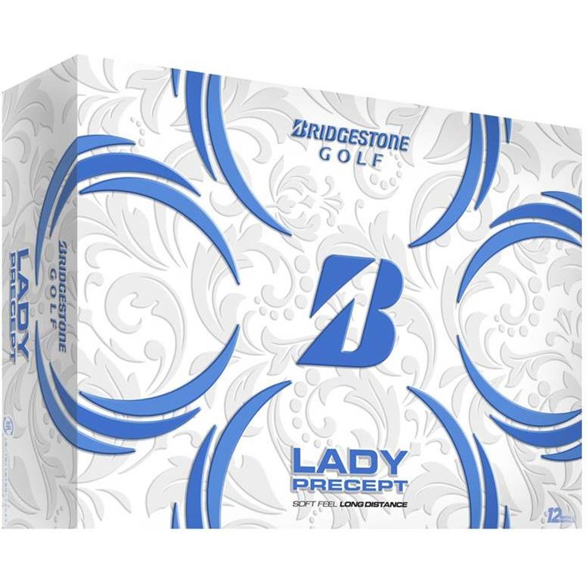 Bridgestone Precept Lady Dame Golfbolde - Hvid