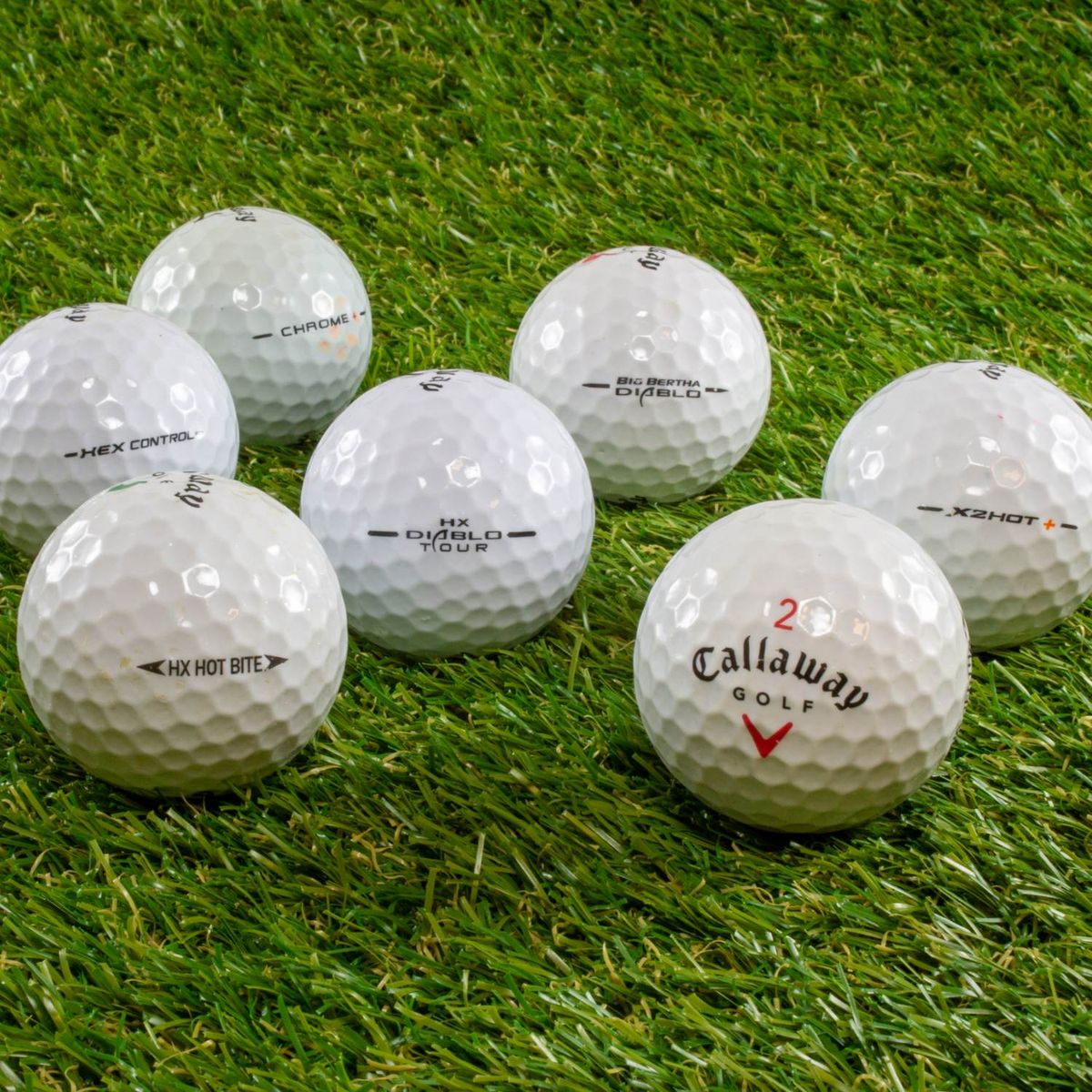 Callaway Mix Hvid Herre Søbolde - Grade A