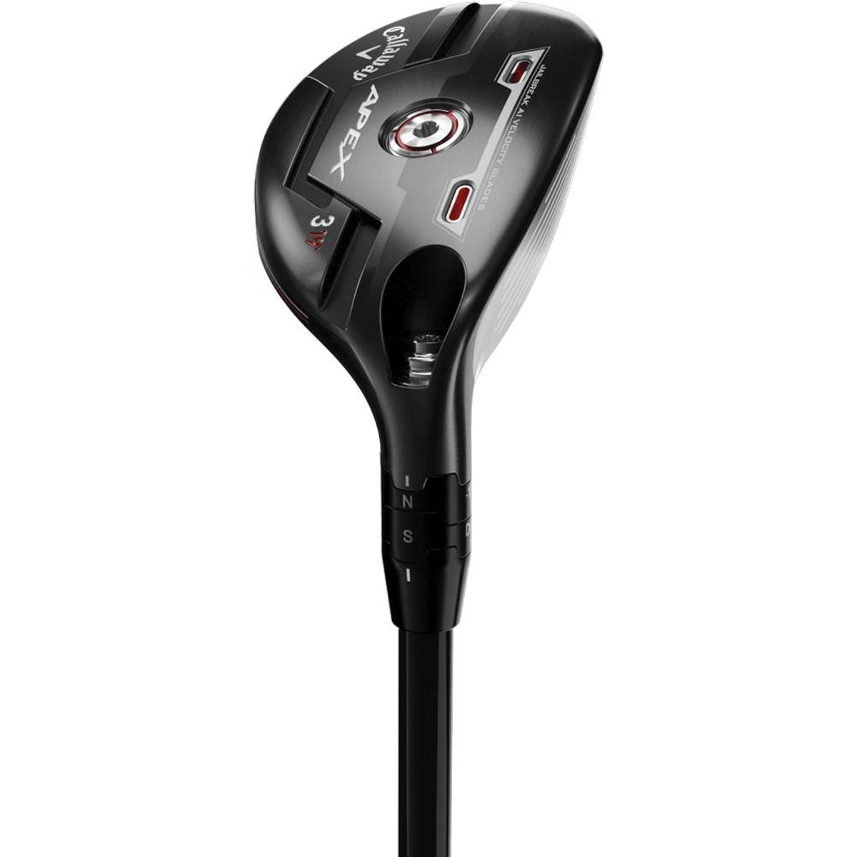 Callaway Apex 21 Herre Hybridkølle - Sort - Venstre - 19.0° (3 Kølle) - UST Mamiya Recoil DART 75 Regular F3 Grafit