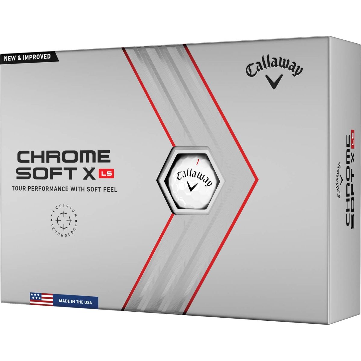 Callaway Chrome Soft X Low Spin (2022) Golfbolde - White