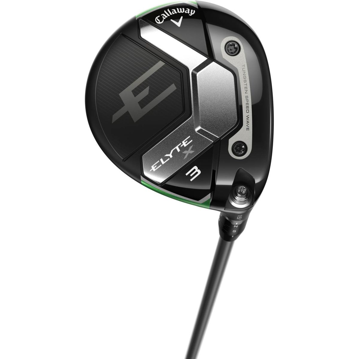 Callaway Elyte X Dame Fairwaykølle - Sort - Højre - 18.0° (5 Kølle) - True Temper Eldio White 40 Dame Grafit