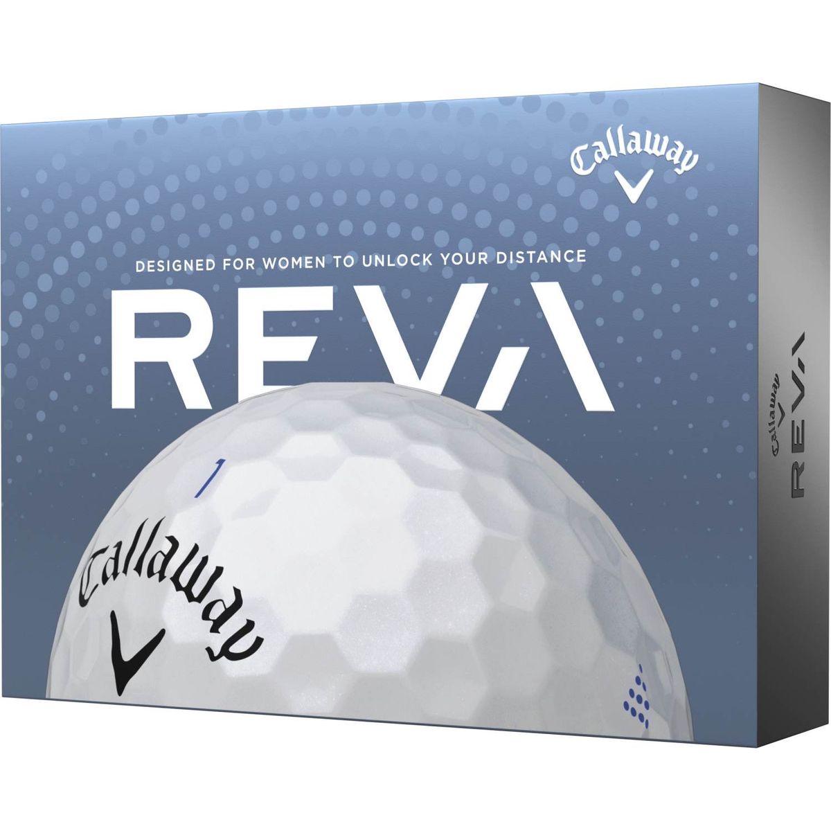 Callaway Reva (2023) Dame Logobolde - Hvid