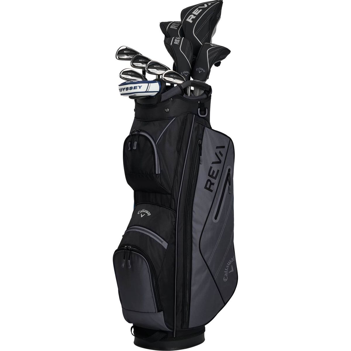 Callaway Reva Dame Golfsæt - Black - Højre - DR, FW, 5H, 7-9, SW, Putter - Callaway RCH 40 Dame Grafit