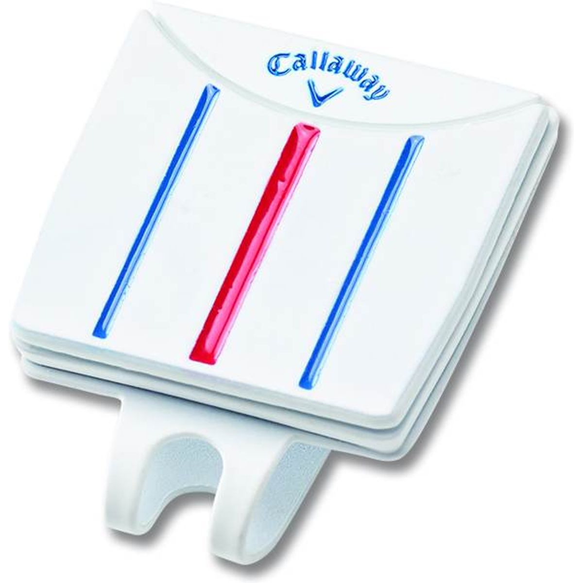 Callaway Triple Track Cap Clip White Boldmarkør