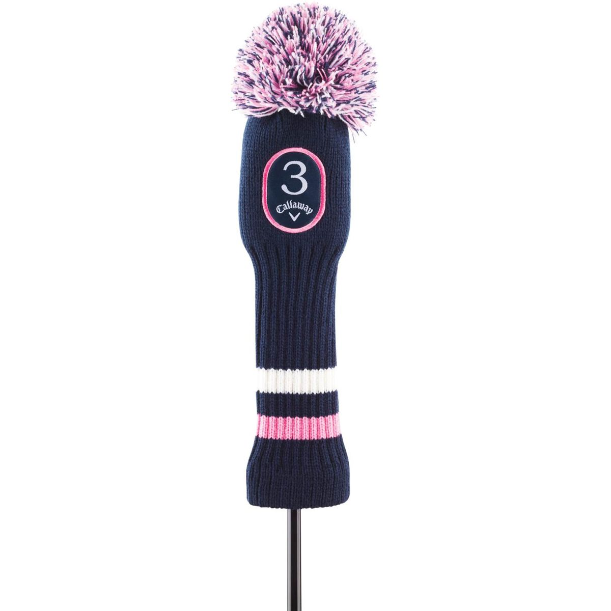 Callaway Uptown Pom Pom Navy Blue/Pink Fairway Headcover