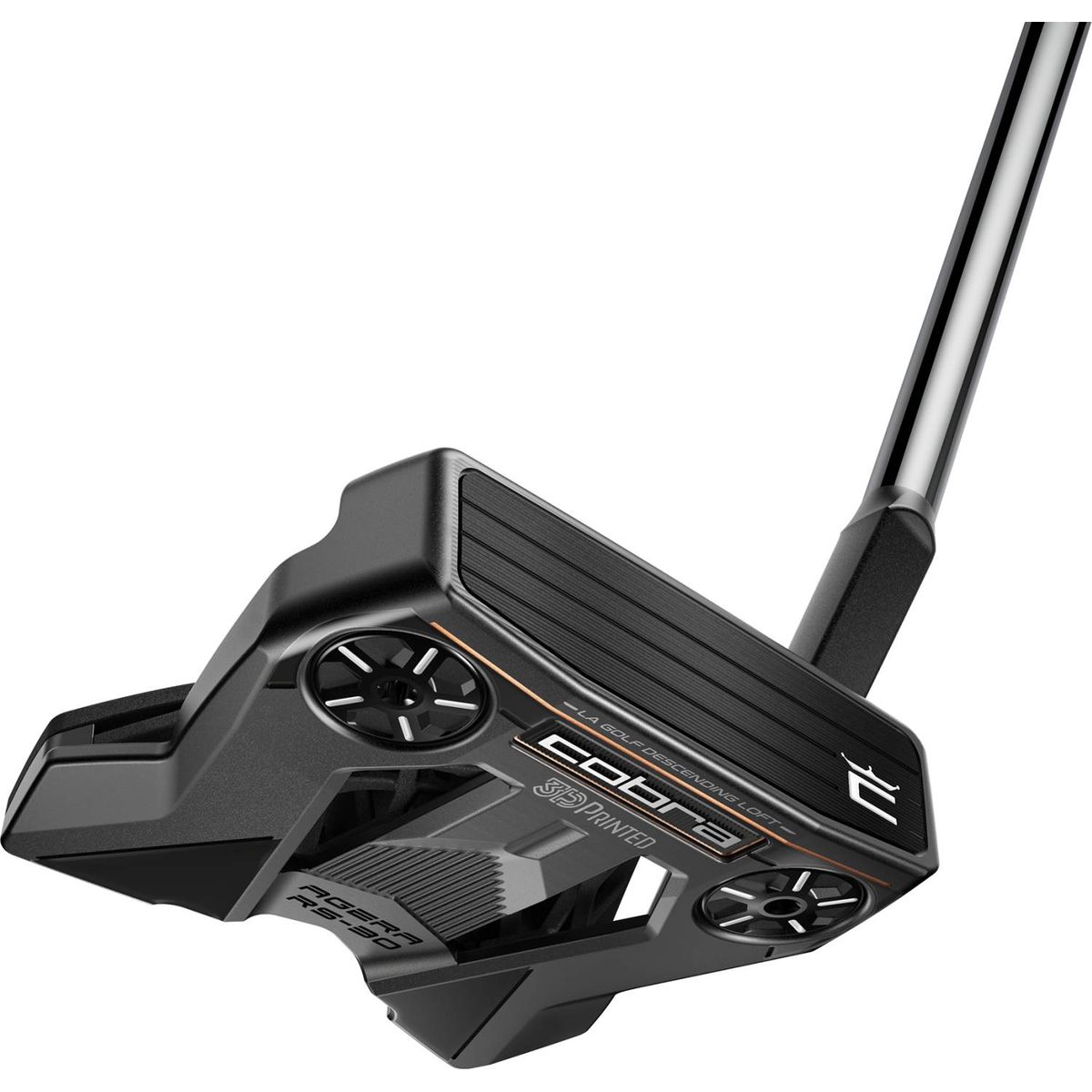 Cobra Agera RS 30 (2024) Slant Neck Putter - Grå - Højre - Str. 34" - Super Stroke Zenergy Pistol 1.0 1.0 Hvid/Sort