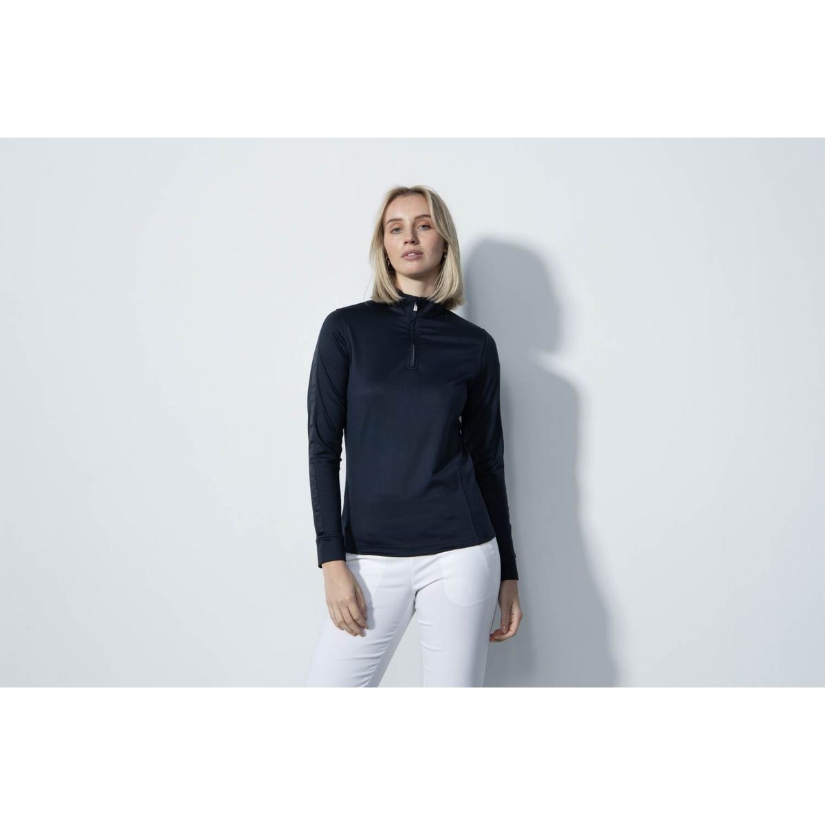 Daily Sports Anna Dame Pullover - Navy - Str. XL