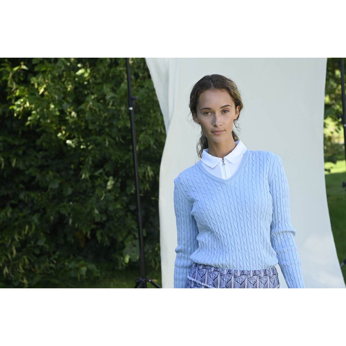 Daily Sports Madelene Dame Pullover - Skylight Blue - Str. L