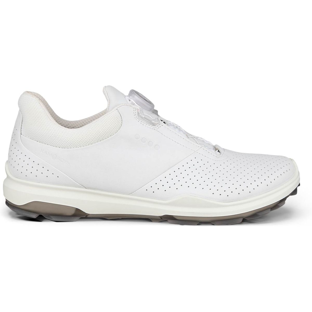 Ecco Biom Hybrid 3 (2025) BOA Vandtætte Herre Golfsko Uden Spikes - White - Str. 40 Normal