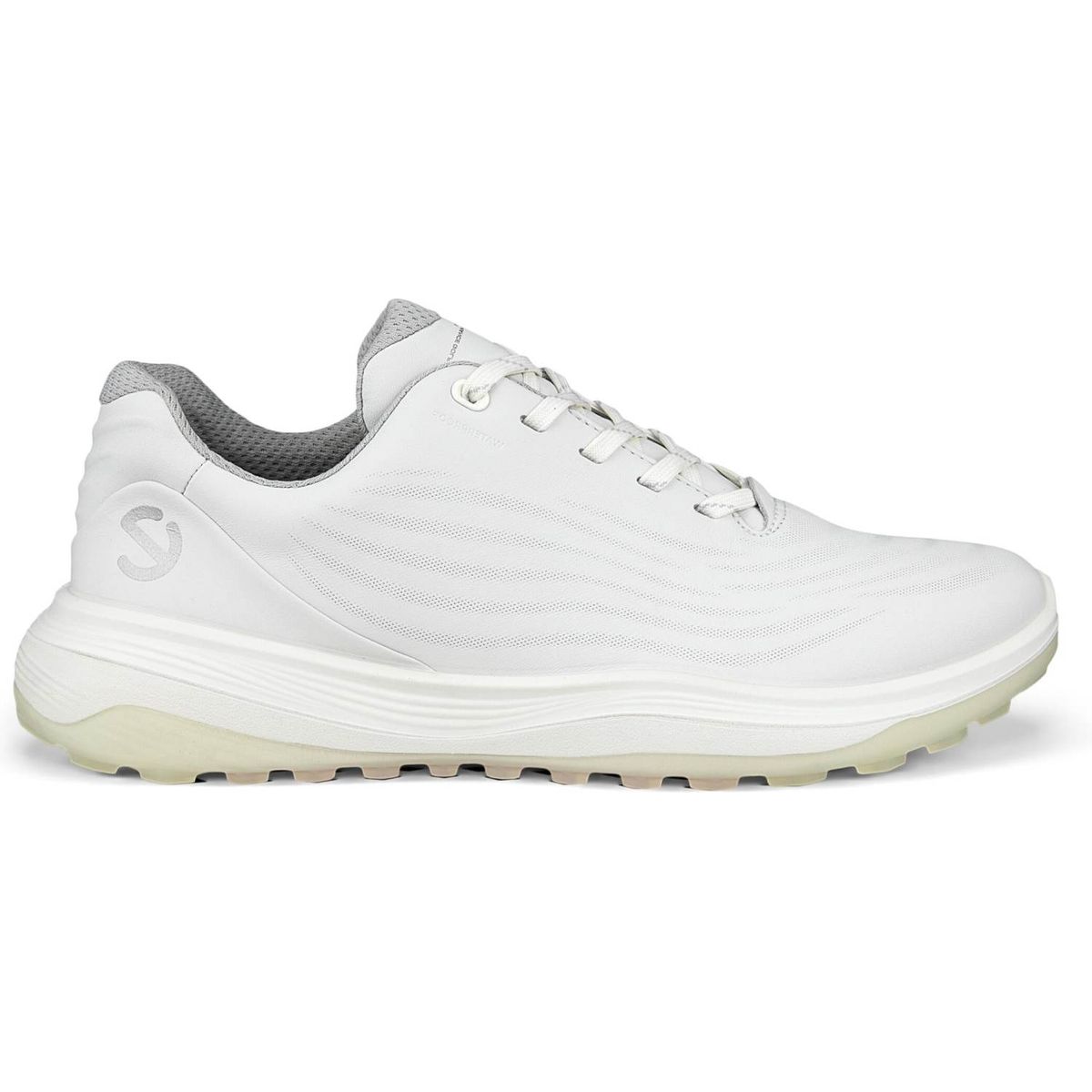 Ecco LT1 Vandtætte Dame Golfsko Uden Spikes - White - Str. 38 Normal